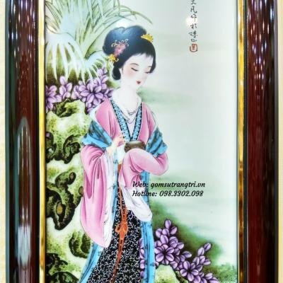 Bộ Tranh Sứ Cầm Kỳ Thi Họa